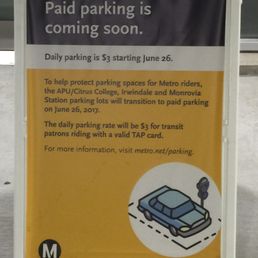 Just went from 5 stars to 2 stars in my book. Guess I won't be parking here ever again, or in Irwindale or Azusa.