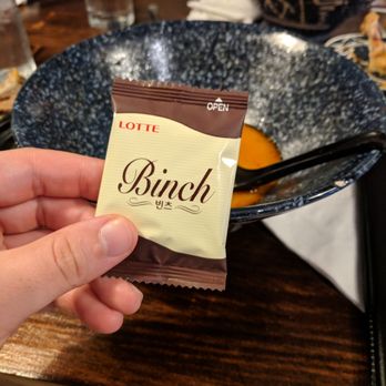 Modu Ramen - Little dessert after the meal chocolate covered cookie - Ramen Near Me - Jacksonville, Florida