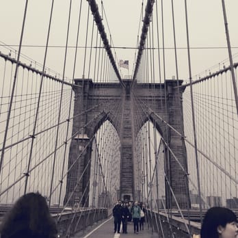 Brooklyn Bridge - Omgoodness, this was an item on my Bucket List, to cross the Brooklyn Bridge, and I got to do it on foot! Today was awesome! - Landmarks & Historical Buildings Near Me - Brooklyn, New York
