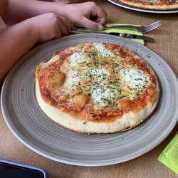 Grüner Apfel - Pizza mozzarella