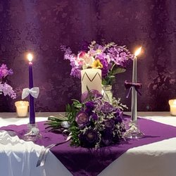 Flowerama - My bouquets for the wedding is in front of the Candles made them really pretty. Was really happy with the color. Will come back again.