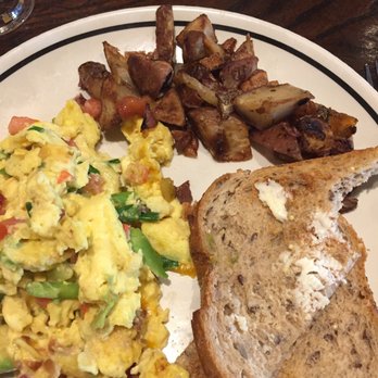Corner Bakery Cafe - Anaheim scrambled eggs cold potatoes - Cafes Near Me - El Paso, Texas