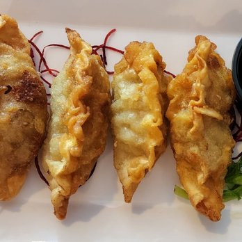 Kome Thai & Sushi Bistro - Gyoza, 5 pieces for $8 - Japanese Near Me - Shepherdstown, West Virginia Kome Thai & Sushi Bistro - Gyoza, 5 pieces for $8 - Japanese Near Me - Shepherdstown, West Virginia