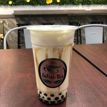 Infini-Tea - Black sugar boba with salted cheese - Coffee & Tea Near Me - Falls Church, Virginia Infini-Tea - Black sugar boba with salted cheese - Coffee & Tea Near Me - Falls Church, Virginia