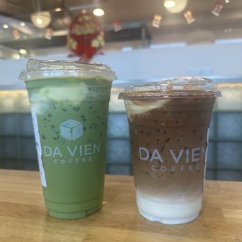 Da Vien Coffee - Banana matcha and banana latte - Coffee & Tea Near Me - Garden Grove, California