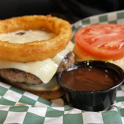 Dale's Bar & Grille - The western burger.  Not bad.