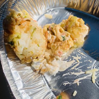 Chipotle Mexican Grill - Clumped up rice and cheese - Mexican Near Me - La Mesa, California