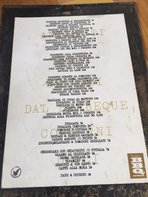 Menu photo 5 Trattoria BBQ Florence, FI