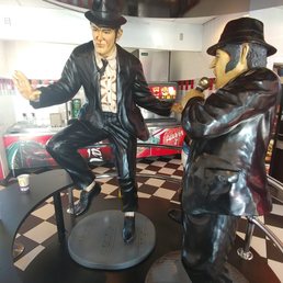 Jake and Elwood singing, "Wipe Down Your Tables!" Jake and Elwood singing, "Wipe Down Your Tables!"