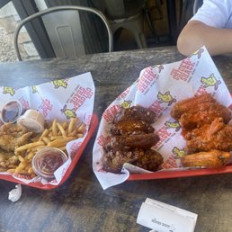 Chicken tenders, fries, 12 Wings, Spicy Ranch Chicken tenders, fries, 12 Wings, Spicy Ranch