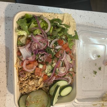 Pita Chip - Chicken shawarma bowl with many toppings - Halal Near Me - Philadelphia, Pennsylvania Pita Chip - Chicken shawarma bowl with many toppings - Halal Near Me - Philadelphia, Pennsylvania