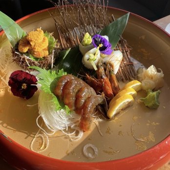 Fuji Sushi - Ika Sashimi*, white shrimp, fresh live uni sashimi - Sushi Bars Near Me - Seattle, Washington Fuji Sushi - Ika Sashimi*, white shrimp, fresh live uni sashimi - Sushi Bars Near Me - Seattle, Washington