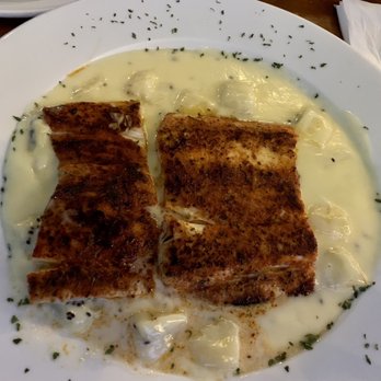 Cracked Conch Cafe - Grouper with kiwi sauce - Seafood Near Me - Marathon, Florida