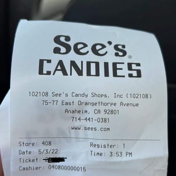 See's Candies - Candy Stores Near Me - Anaheim, California See's Candies - Candy Stores Near Me - Anaheim, California