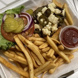 Triple B Boise's Best Burgers - Feta and Jalapeño burger