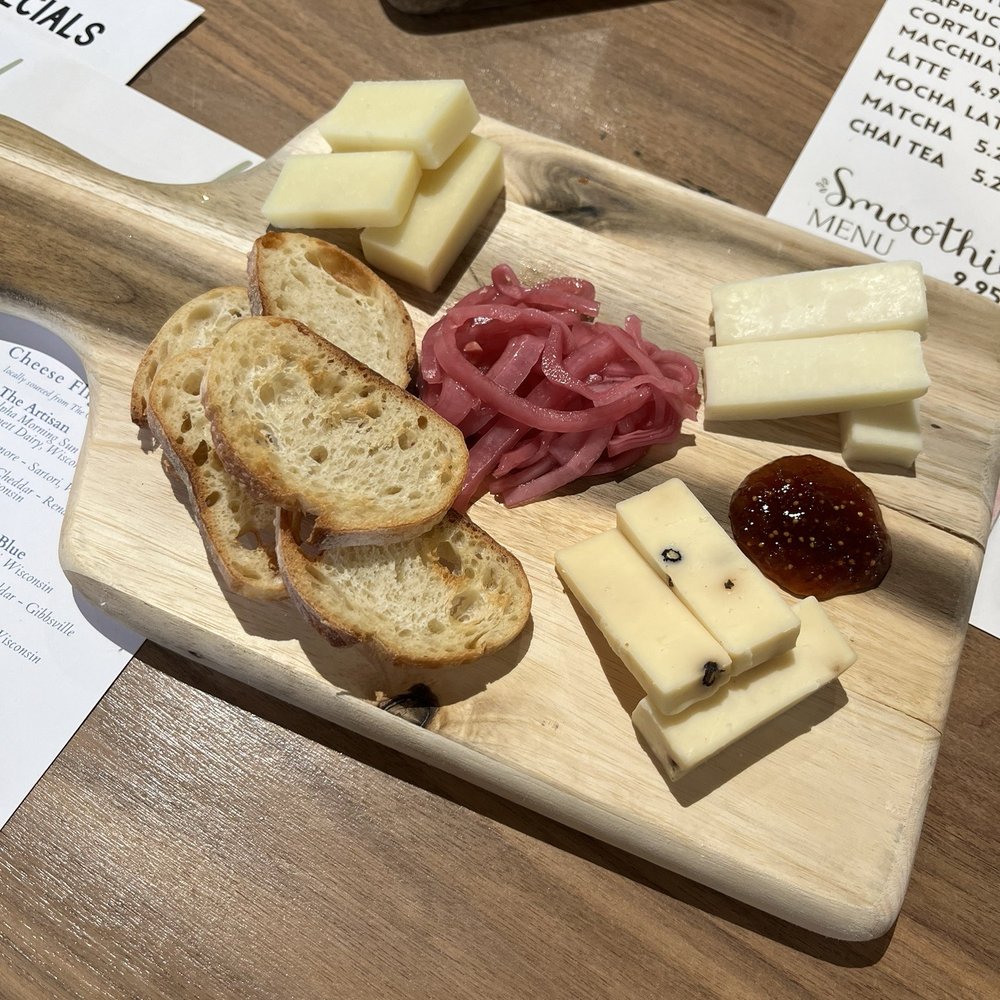 Dolce Arte - Cheese Flight - Red Wine - Cafes Near Me - Chicago, Illinois Dolce Arte - Cheese Flight - Red Wine - Cafes Near Me - Chicago, Illinois