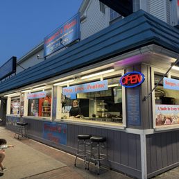 Exterior outside entrance of Rossetti's Pizza - Old Orchard Beach, Maine Exterior outside entrance of Rossetti's Pizza - Old Orchard Beach, Maine