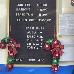 The price list