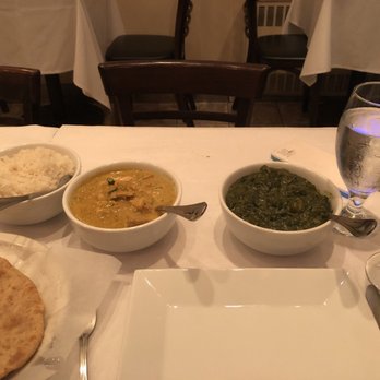 Om - Chicken Korma and Saag Aloo - Indian Near Me - New York, New York Om - Chicken Korma and Saag Aloo - Indian Near Me - New York, New York