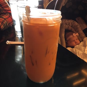 Viet Soul - Thai tea! In a cute mason jar - Vietnamese Near Me - Richmond, Texas Viet Soul - Thai tea! In a cute mason jar - Vietnamese Near Me - Richmond, Texas