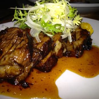 Odd Duck - Beef shortrib, orange-honey glaze, oil cured olive tapenade, fennel-frisee salad - New American Near Me - Milwaukee, Wisconsin Odd Duck - Beef shortrib, orange-honey glaze, oil cured olive tapenade, fennel-frisee salad - New American Near Me - Milwaukee, Wisconsin
