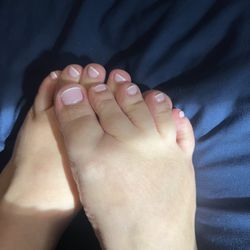 Marlene's Nails Spa - gel french pedicure