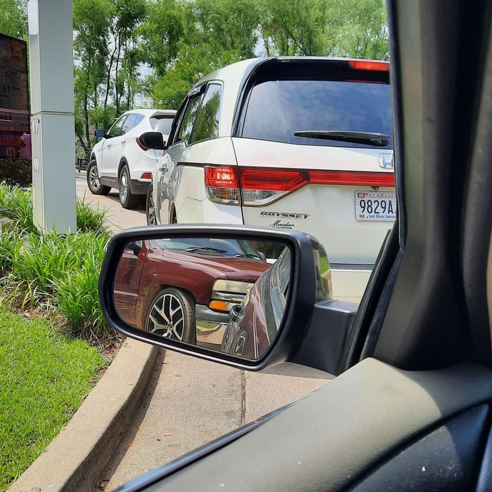 McDonald's - the reflection of a car in a rear view mirror - Coffee & Tea Near Me - Thomasville, Alabama McDonald's - the reflection of a car in a rear view mirror - Coffee & Tea Near Me - Thomasville, Alabama