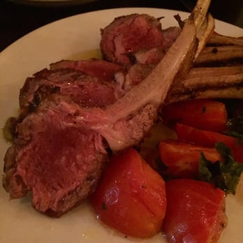 Union - Rack of lamb with chimichurri, tomatoes and balsamic. - Italian Near Me - Pasadena, California Union - Rack of lamb with chimichurri, tomatoes and balsamic. - Italian Near Me - Pasadena, California