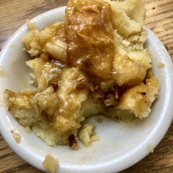Gravy Southern Eatery - This was the bread pudding. I yelled at the spouse he took a bite before I was able to snap the pic! Rude - Southern Near Me - Calabash, North Carolina Gravy Southern Eatery - This was the bread pudding. I yelled at the spouse he took a bite before I was able to snap the pic! Rude - Southern Near Me - Calabash, North Carolina