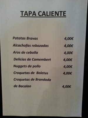 Menu photo 4 Bodega del Poblet Barcelona, B Menu photo 4 Bodega del Poblet Barcelona, B