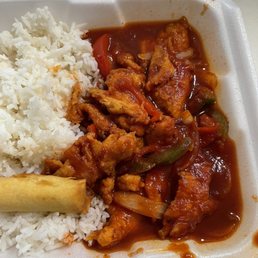 Sweet and Sour Chicken.