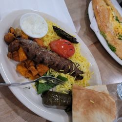 The Mediterian Deli - Lamb platter with 2 sides