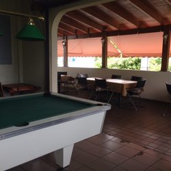 Yony Restaurant - Pool table and outdoor tables