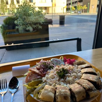 Baghdad Restaurant - Beef Shawarma Iraqi Bread SAJ with Fries - Middle Eastern Near Me - Syracuse, New York