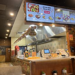 Front counter.
