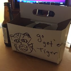 Booze Brothers - Hey 5 stars for the owners wife and the beautiful sentiments she left on the make your 6.