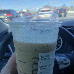 Didn't even have the decency to give me my money's worth. These pricey drinks need to be filled up all the way or you are getting cheated.