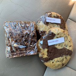 Worton's Market - 4/13/2023: I purchased two chocolate toffee cookies and one chocolate brownie-metering my sweet tooth!