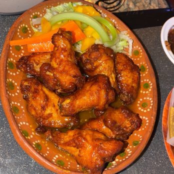Bandidos Mexican Restaurant - 8 Piece Wings : mango habanero - Mexican Near Me - Pawtucket, Rhode Island Bandidos Mexican Restaurant - 8 Piece Wings : mango habanero - Mexican Near Me - Pawtucket, Rhode Island