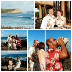 Kauai South Shore Weddings - October 13 2016 - The Riley's Vow Renewal Ceremony performed by Minister Harold Kilborn
