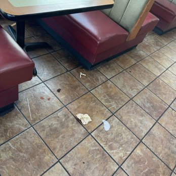 Cicis Pizza - Floors are greasy and filthy - Pizza Near Me - Smithfield, North Carolina
