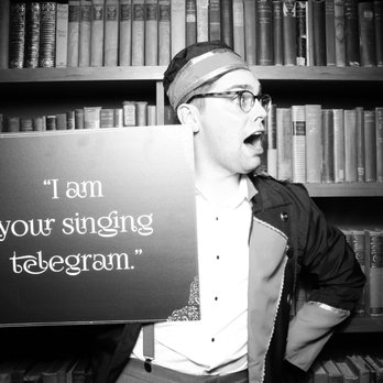 Fotio - "I. Am. Your Singing Telegram." BANG!!! - Photo Booth Rentals Near Me