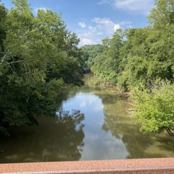 Etowah River Park - Bridge view of the river.