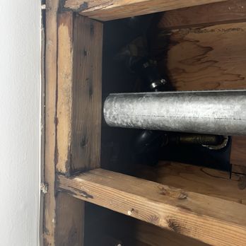 Bath Fitter - Hole in ceiling downstairs bathroom. - Kitchen & Bath Near Me - Sacramento, California