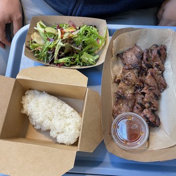 Three Monkeys - Hungry box #1 with pork - Thai Near Me - Santa Barbara, California