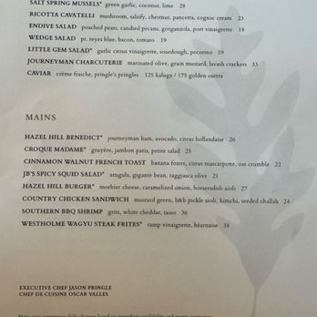 Hazel Hill - Menu - New American Near Me - Healdsburg, California Hazel Hill - Menu - New American Near Me - Healdsburg, California
