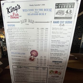King's Fish House - Orange - Seafood Near Me - Orange, California