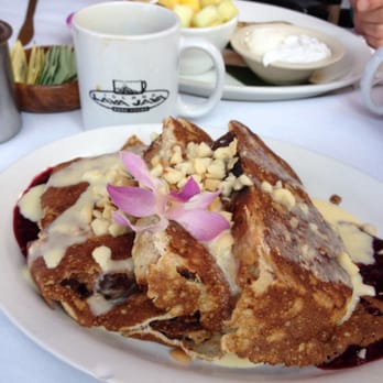 Island Lava Java - Guava Bread Pudding French Toast! Delicious with a side of black Kona coffee. perfect - American Near Me - Kailua Kona, Hawaii