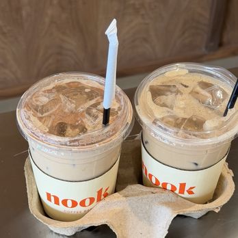 Nook Coffee Bar - Spanish latte - Coffee & Tea Near Me - La Palma, California Nook Coffee Bar - Spanish latte - Coffee & Tea Near Me - La Palma, California