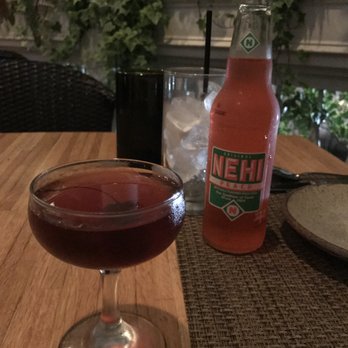 Husk - manhattan and a peach soda - American Near Me - Charleston, South Carolina